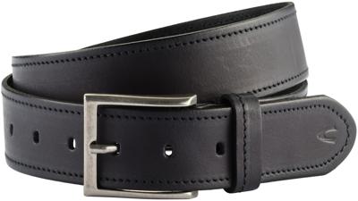 Camel Active 100% Leren Verstelbare Zwarte Riem Met Stiksel Camel Active 100% Leren Verstelbare Zwarte Riem Met Stiksel