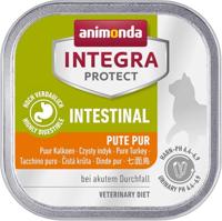 animonda Integra Protect Intestinal katten, dieet, kattenvoer, nat voedsel bij braken of breuken, puur kalkoen, 16 x 100 g