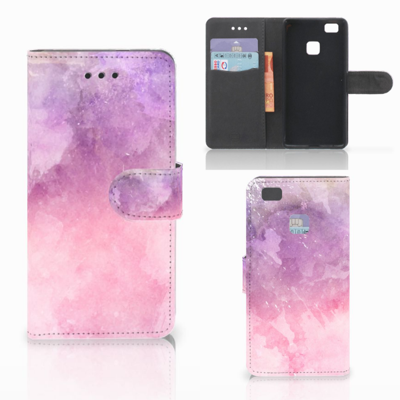 Hoesje Huawei P9 Lite Pink Purple Paint Hoesje Huawei P9 Lite Pink Purple Paint