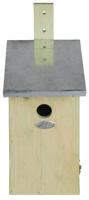 Vogelhuisje voor waarneming, van geglazuurd hout