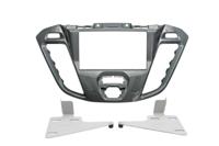 2-DIN Paneel Ford Transit Custom / Tourneo Custom 2013-2018 Kleur: Hoogglans Antraciet