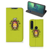 Motorola G8 Plus Magnet Case Doggy Biscuit