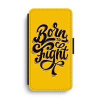 Born to Fight: iPhone XS Max Flip Hoesje