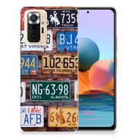 Xiaomi Redmi Note 10 Pro Siliconen Hoesje met foto Kentekenplaten - thumbnail