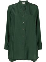 P.A.R.O.S.H. chemise Sunny en soie - Vert - thumbnail