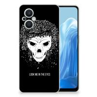 Silicone Back Case OPPO Reno8 Lite Skull Hair - thumbnail