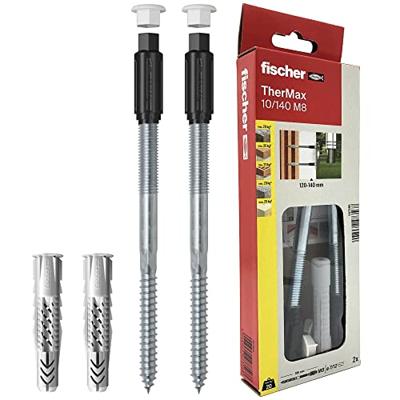 fischer Pluggen voor bevestiging aan geïsoleerde mantel, Grigio, Cappotto Max 140 mm