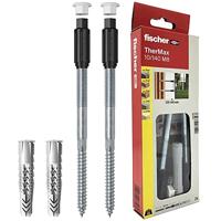 fischer Pluggen voor bevestiging aan geïsoleerde mantel, Grigio, Cappotto Max 140 mm