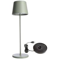 Deko Light 620195 Canis Tafellamp voor buiten 3.5 W Warmwit Grijs-groen - thumbnail