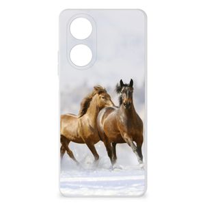 OPPO A58 4G TPU Hoesje Paarden