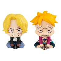 One Piece Look Up PVC Statue Sabo & Marco 11 cm - thumbnail