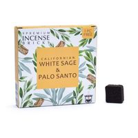 Aromafume Wierookblokjes Witte Salie & Palo Santo - 40g - thumbnail