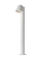 Lucide DINGO-LED - Sokkellamp - LED Dimb. - GU10-1x5W 3000K - IP44 - Wit