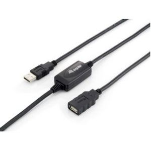 Equip 133310 USB-kabel 10 m USB 2.0 USB A Zwart