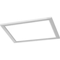 LED Plafondlamp WiZ - Smart LED - Trion Givon - 15W - Aanpasbare Kleur - Dimbaar - Afstandsbediening - Vierkant - Mat Nikkel - Aluminium