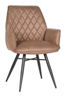 LABEL51 Eetkamerstoel 'Bink', kleur Bruin