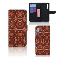 Xiaomi Mi 9 Telefoon Hoesje Batik Brown - thumbnail