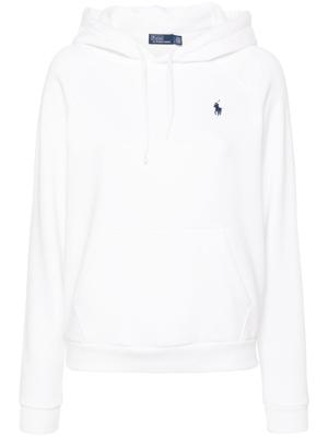 Polo Ralph Lauren Hoodie met geborduurd logo - Wit Polo Ralph Lauren Hoodie met geborduurd logo - Wit