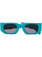 Kuboraum lunettes de soleil U8 à monture rectangulaire - Bleu