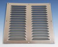 Aluminium Schoepenrooster Opbouw 400 X 400mm - Alu (1-4040a)