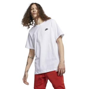 Nike Sportswear Club T-Shirt Wit Zwart