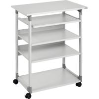 Durable Computertrolley In hoogte verstelbaar, Met wieltjes Hoogte: 950 tot 1150 mm (b x d) 750 mm x 534 mm Grijs SYSTEM 75 VH 372010 - thumbnail