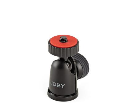 Joby BallHead 1K statiefkop Zwart, Rood Acrylonitrielbutadieenstyreen (ABS), Aluminium, Veerstaal, Staal, Thermoplastische elastomeer (TPE) 1/4" bal