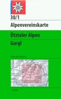 Wandelkaart 30/1 Alpenvereinskarte Ötztaler Alpen - Gurgl | Alpenverei - thumbnail