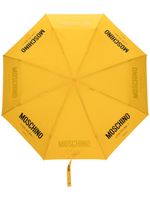 Moschino parapluie à logo imprimé - Jaune - thumbnail