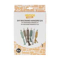 DIY macrame hangers - set van 6