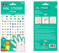 Avenir nagelstickers Animals meisjes 23 x 11 cm 78 stuks