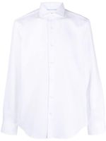 BOSS chemise en coton biologique à manches longues - Blanc