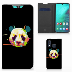 Samsung Galaxy A40 Magnet Case Panda Color