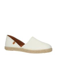 Verbenas Carmen leren espadrilles wit