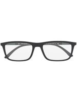 Emporio Armani lunettes de vue à monture rectangulaire - Noir