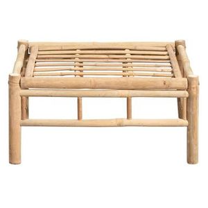 Hocker Tarifa bamboe - naturel - 35x73x73 cm - Leen Bakker