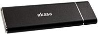 Akasa externe behuizing USB 3.1 M.2 SSD aluminium behuizing - zwart AK-ENU3M2-02