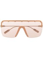 Gucci Eyewear lunettes de soleil à monture oversize - Argent - thumbnail