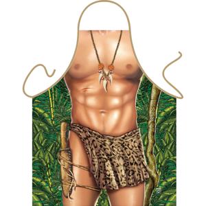 Keukenschort Tarzan - fun cadaeau met foto print - Heren - BBQ schort   -