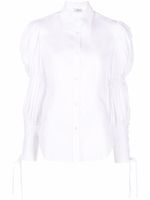 ETRO chemise en coton à manches bouffantes - Blanc