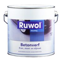 Ruwol Betonverf Standaard Wit 2,5 liter