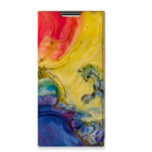 Bookcase Samsung Galaxy S22 Ultra Watercolor Dark