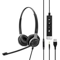 EPOS IMPACT SC 660 - Professionele Dubbelzijdige Headset, Geoptimaliseerd voor Bureautelefoons en Gecertificeerd voor Microsoft Teams