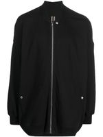 Rick Owens veste bomber en coton à fermeture zippée - Noir