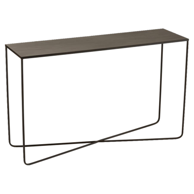 J-Line Sidetable Kruis Zwart 120x35x75 J-Line Sidetable Kruis Zwart 120x35x75