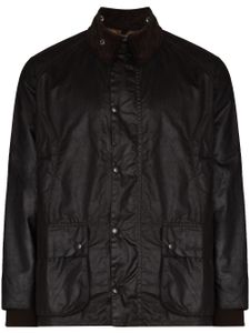 Barbour veste Bedale à fini ciré - Noir