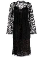 CHANEL Pre-Owned ensemble robe-veste en lin (1998) - Noir