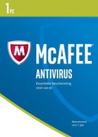 McAfee AntiVirus 1-PC 1 jaar - thumbnail