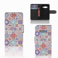 Samsung Galaxy Trend 2 Bookcase Tiles Color