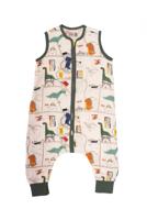 Bizzi Growin trappelzak Muslin 18-24 maanden katoen wit/groen